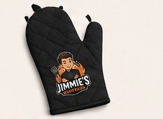 BBQ handschoen met logo